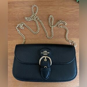 New Coach bag. Small crossbody. Gold chain